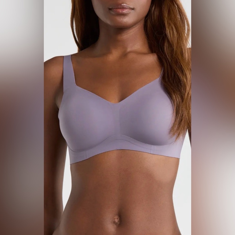 Evelyn & Bobbie Beyond Bra Wireless Padded Adjustable Straps Size 3X EUC